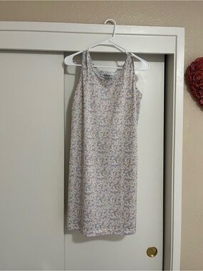 Light Floral Slip Dress in Pastel Print
